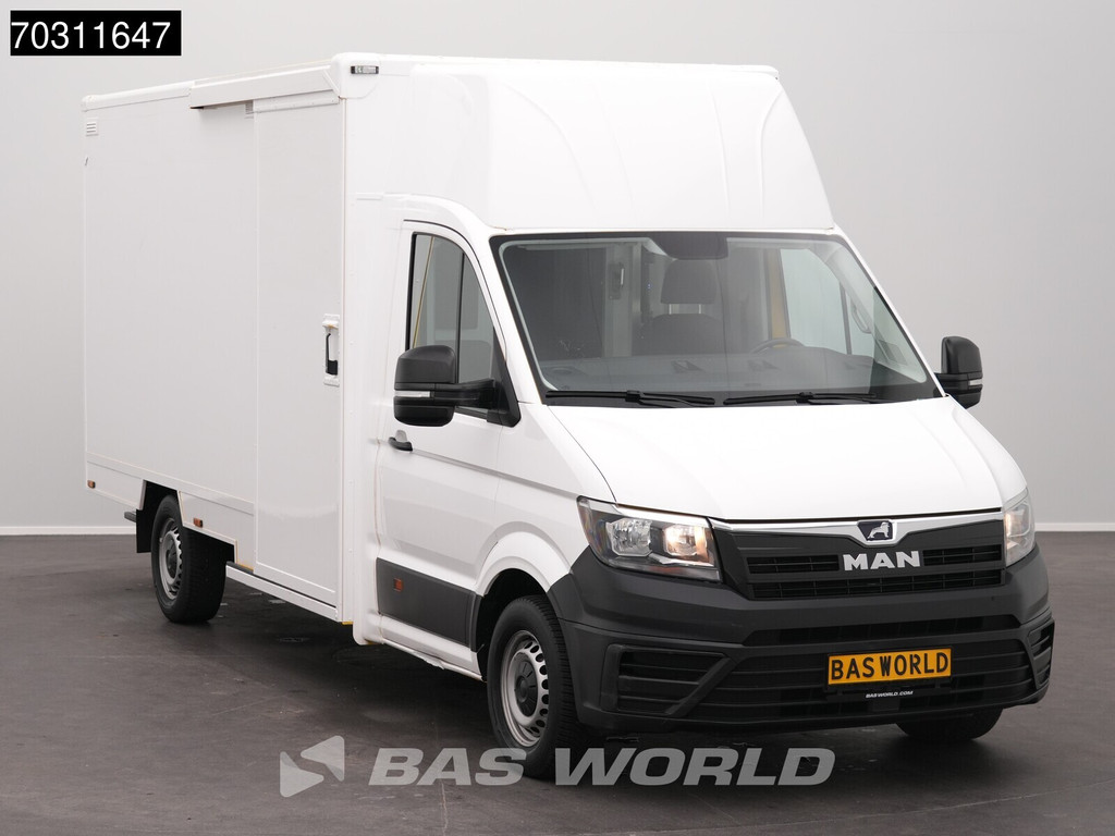 MAN TGE 3.100 433cm Bakwagen Achterdeuren Zijdeur Camera Euro6 Meubelbak Koffer Verkoopwagen Pakketwagen Airco 7