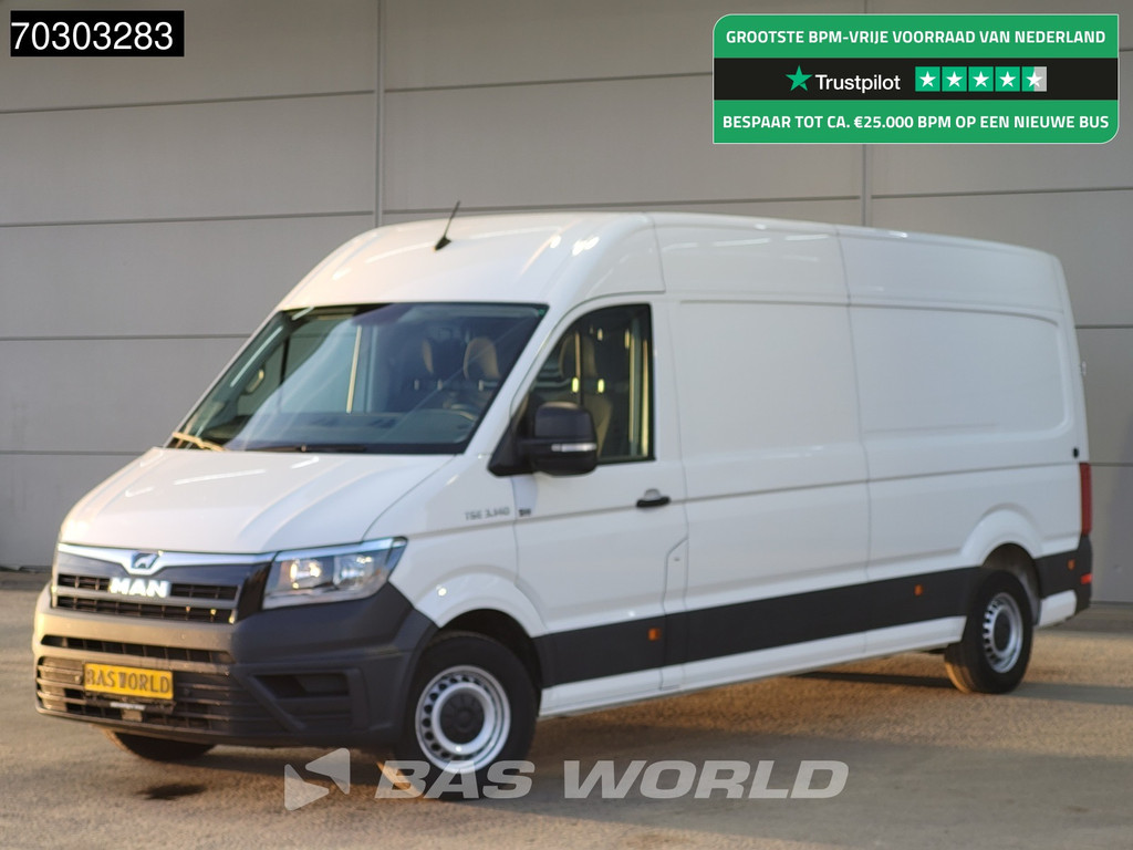 MAN TGE 3.140 L4H3 Airco Cruise Camera Parkeersensoren v+a Euro6 L3H2 Airco Cruise control