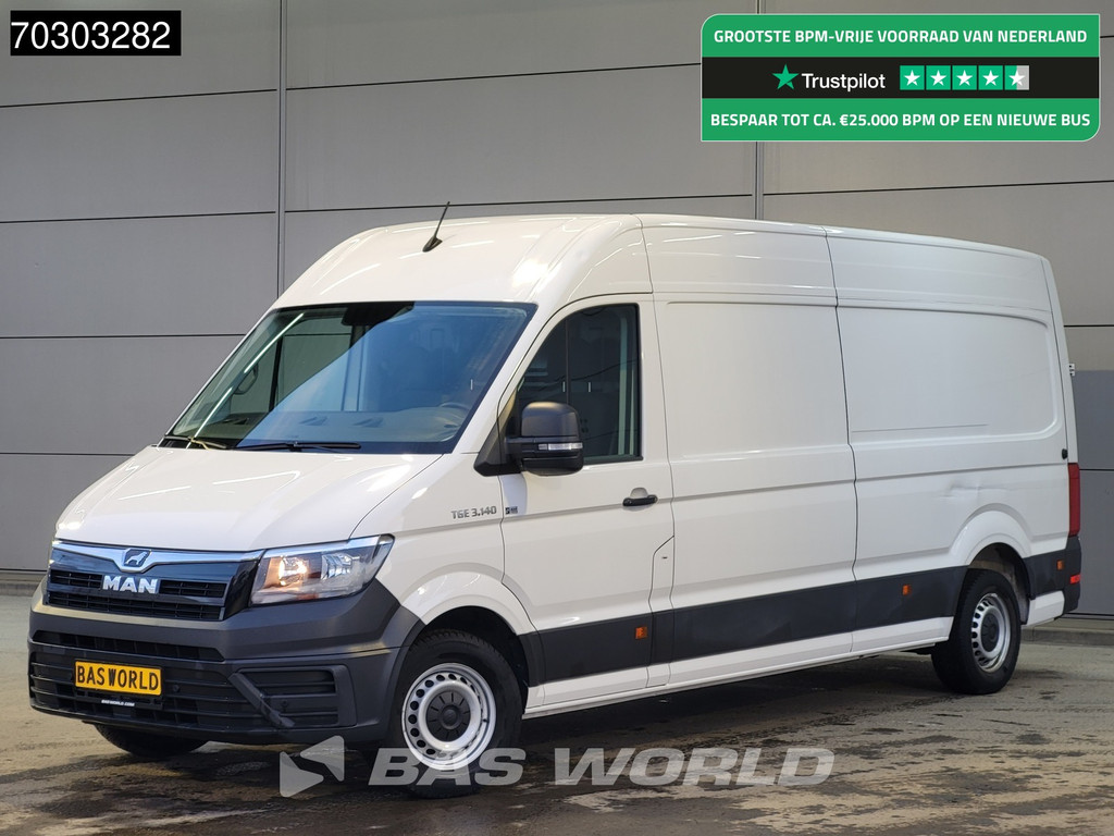 MAN TGE 3.140 L4H3 Airco Cruise Camera Parkeersensoren v+a Euro6 L3H2 Airco Cruise control