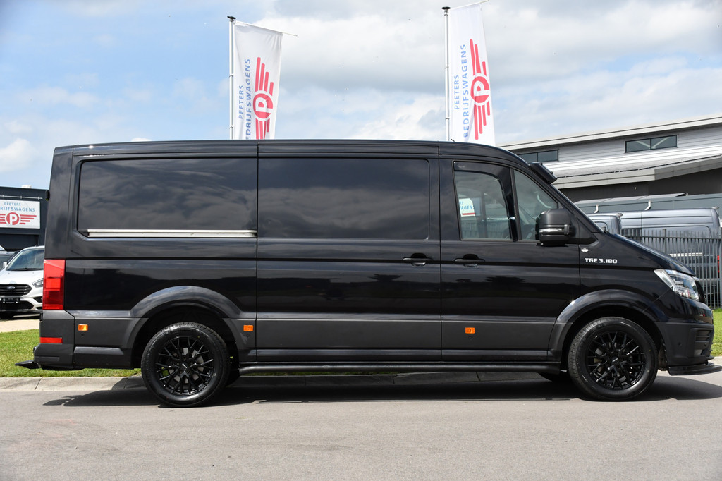 MAN TGE 3.180 35 2.0 L3H2 Black Edition Full Options! Adaptieve Cruise, Camera, Carplay, Clima, 177pk, LED, 2 x Schuifdeur, Automaat, Uniek! 10