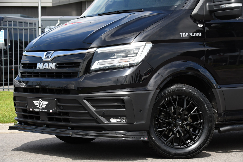 MAN TGE 3.180 35 2.0 L3H2 Black Edition Full Options! Adaptieve Cruise, Camera, Carplay, Clima, 177pk, LED, 2 x Schuifdeur, Automaat, Uniek! 7