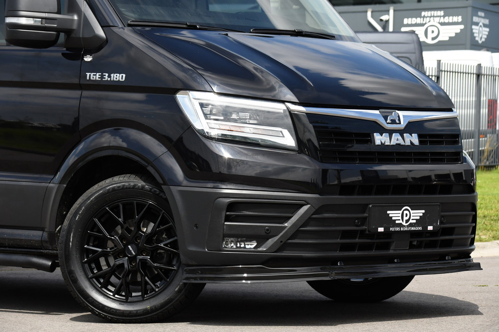 MAN TGE 3.180 35 2.0 L3H2 Black Edition Full Options! Adaptieve Cruise, Camera, Carplay, Clima, 177pk, LED, 2 x Schuifdeur, Automaat, Uniek! 8