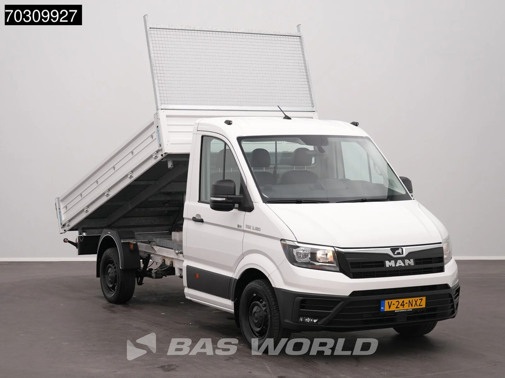 MAN TGE 3.180 BPM VRIJ!! 3-Zijdige Kipper 180PK Automaat Navi Airco Cruise Euro6 Tipper Benne Kieper Airco Trekhaak Cruise control 7