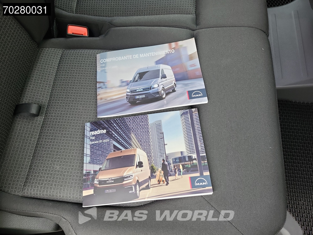 MAN TGE 5.160 Automaat Dubbelucht L5H3 2025-Model ACC Navi Camera Parkeersensoren v+a Euro6 12.9inch-Display CarPlay Euro6 L5 XL Airco 21