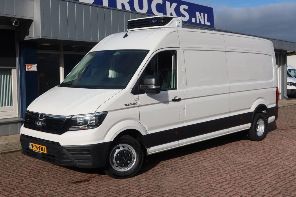 MAN TGE 50.160 Koel/Vries/Verwarmen + nachtaansluiting Carrier Xarios 350 L4/H2 automaat. Dubbel lucht. 7
