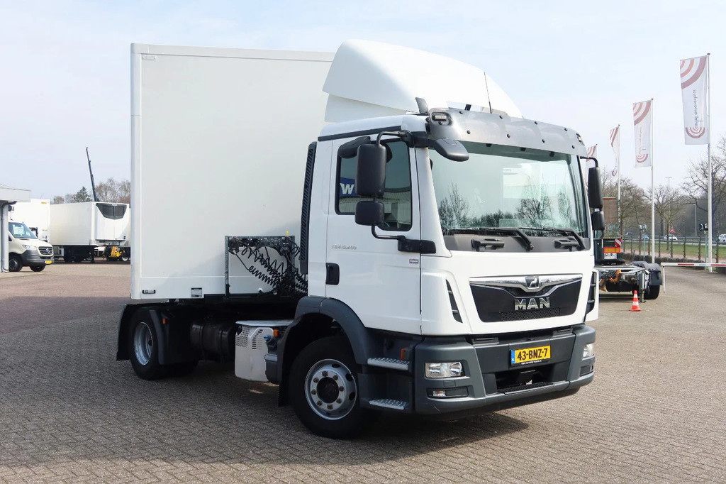 MAN TGM 15.290 Trekker + Heiwo city trailer geïsoleerd + Dhollandia 2000 KG klep 7