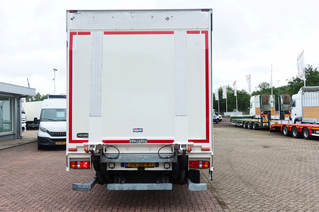 MAN TGM 15.290 Trekker + Heiwo city trailer geisoleerd + klep DHollandia 2000kg 13