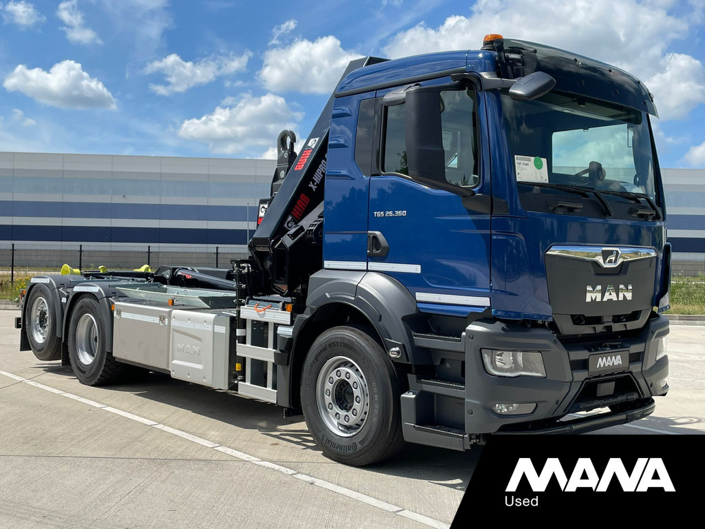 MAN TGS 26.360 6x2/4 Nieuw 2024 registratie! Multilift Haakarm / Hiab Autolaadkraan 16