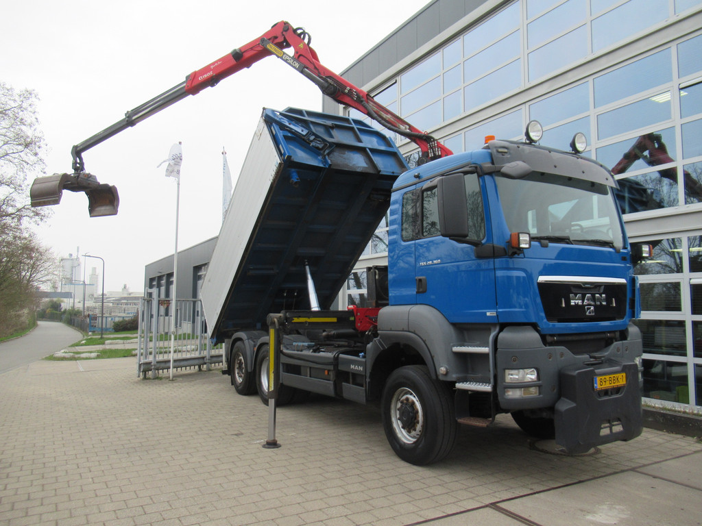 MAN TGS 28.360 6x4-4 EEV + Palfinger 3-Z.S.W. Kipper Tipper 2