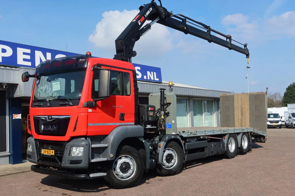 MAN TGS 35.360 8X2 Euro 6 Oprijwagen + HIAB 228 E 3 kraan. Radio grafisch + winch 16