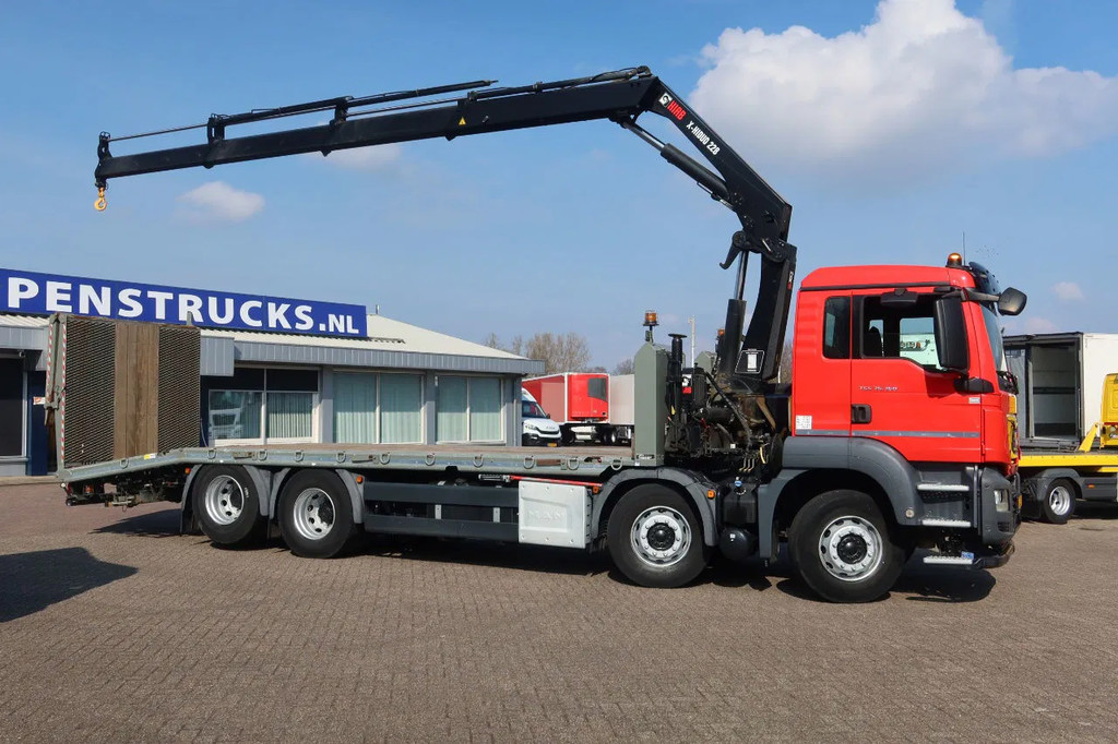 MAN TGS 35.360 8X2 Euro 6 Oprijwagen + HIAB 228 E 3 kraan. Radio grafisch + winch 18