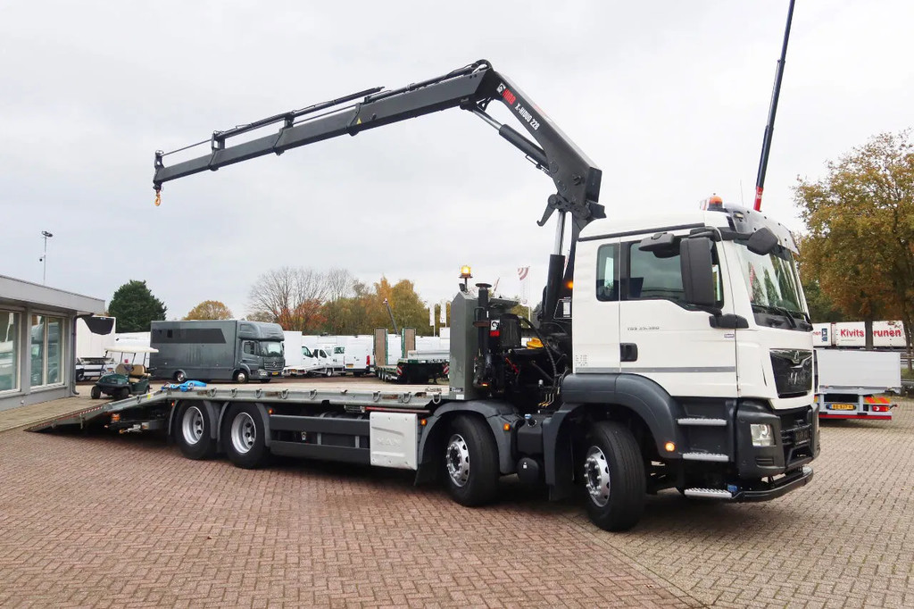 MAN TGS 35.360 Kraanwagen + oprijwagen Hiab 228 E3 2