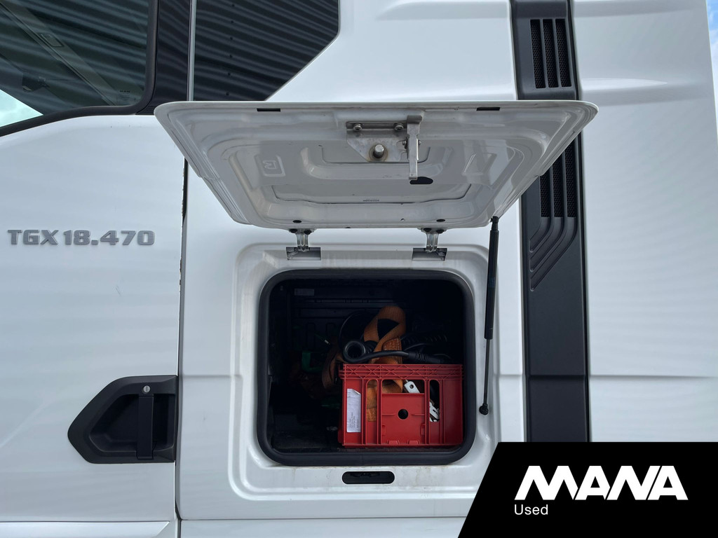 MAN TGX 18.470 4X2 BL GM cabine Retarder Standkachel Clang / Rema 2x Tank 12