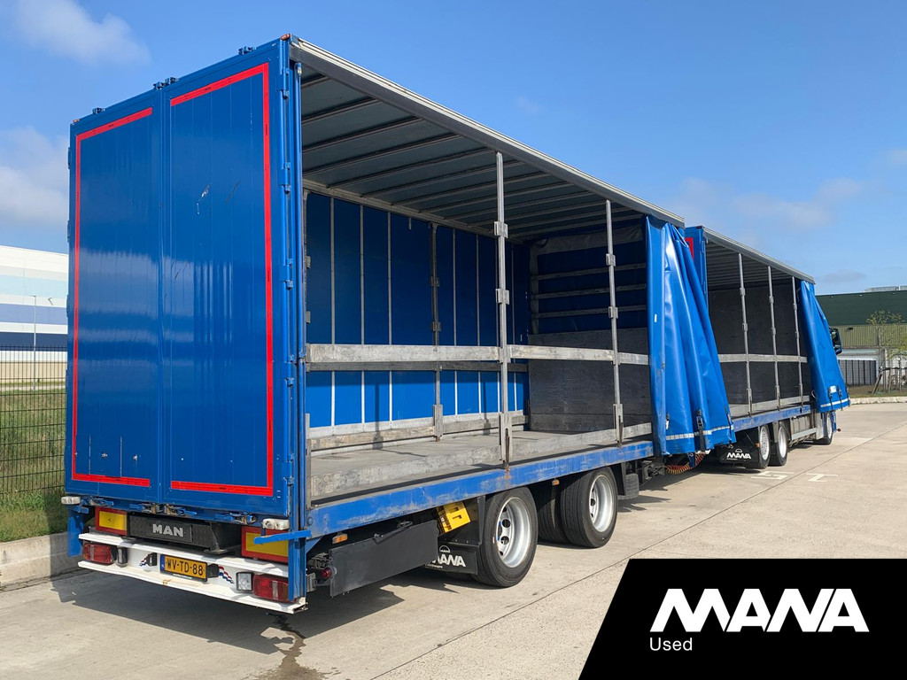 MAN TGX 26.480 6x2-2 LL CH Schuifzeil Combinatie Slaapcabine 94DKM!!!! Stand-Airco/Kachel Koelkast CarPlay 12/24V 14