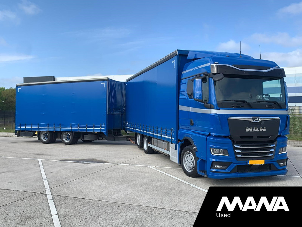 MAN TGX 26.480 6x2-2 LL CH Schuifzeil Combinatie Slaapcabine 94DKM!!!! Stand-Airco/Kachel Koelkast CarPlay 12/24V 18