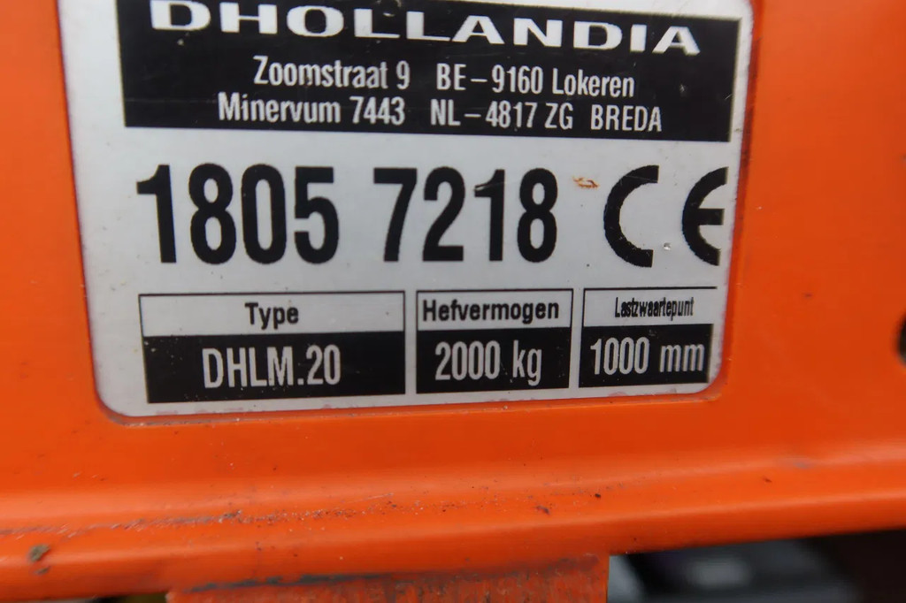 Mercedes-Benz Actros 1924 L Bak + Dhollandia klep 2000 KG + extra accu set. 14