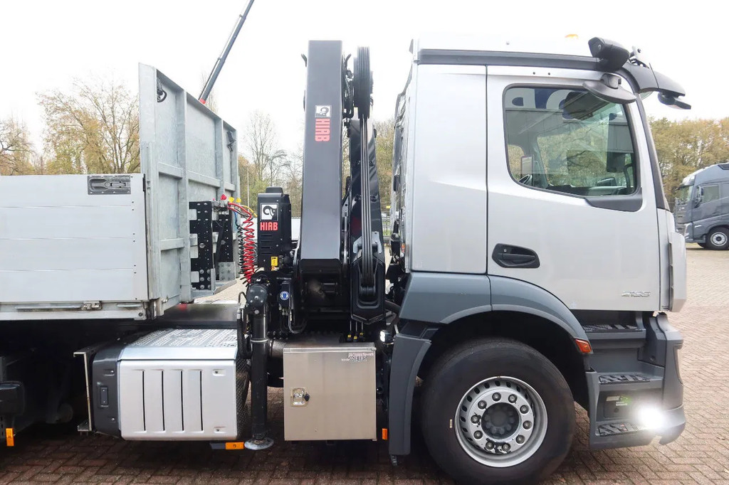 Mercedes-Benz Actros 2133 L Trekker + Hiab Kraan met City Trailer: OT-92-VD 12