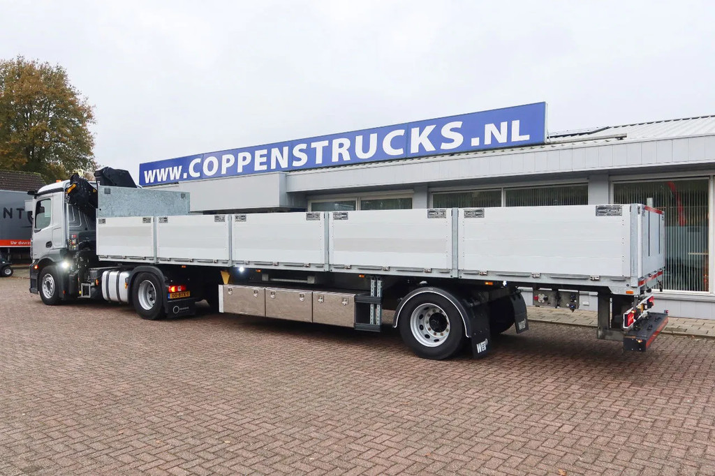 Mercedes-Benz Actros 2133 L Trekker + Hiab Kraan met City Trailer: OT-92-VD 7