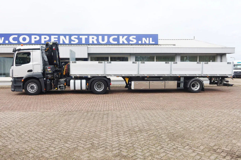 Mercedes-Benz Actros 2133 L Trekker + Hiab Kraan met City Trailer: OT-92-VD 8