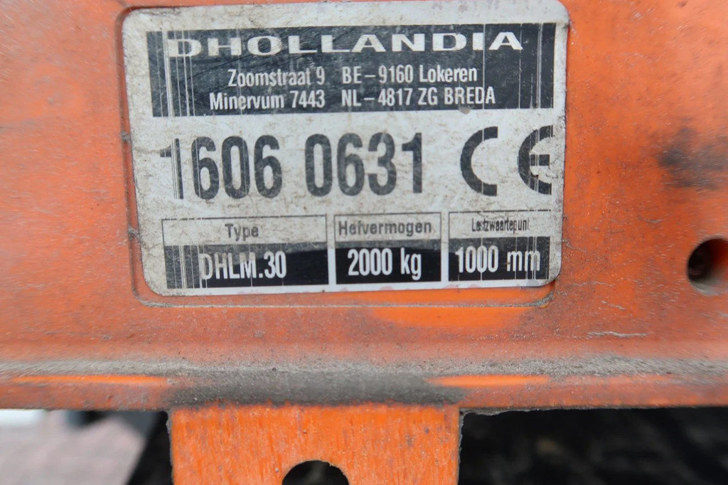 Mercedes-Benz Antos 1924L Huif + Klep Dhollandia 2000 KG Euro 6 20