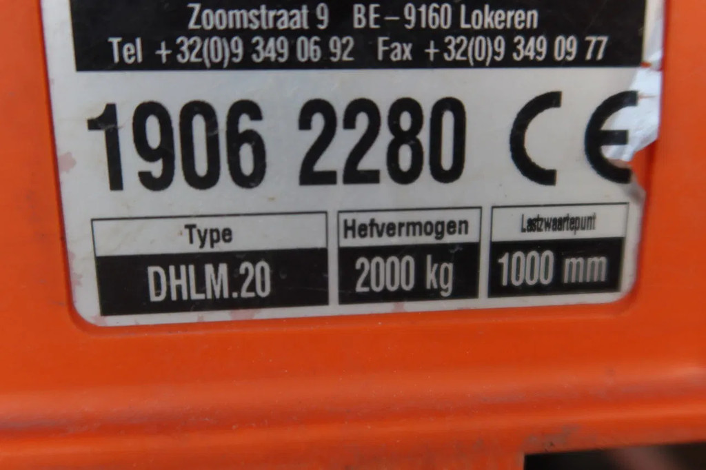 Mercedes-Benz Antos 2127 L Bak+Klep Dhollandia 2.000 kg, Geisoleerd dak 18