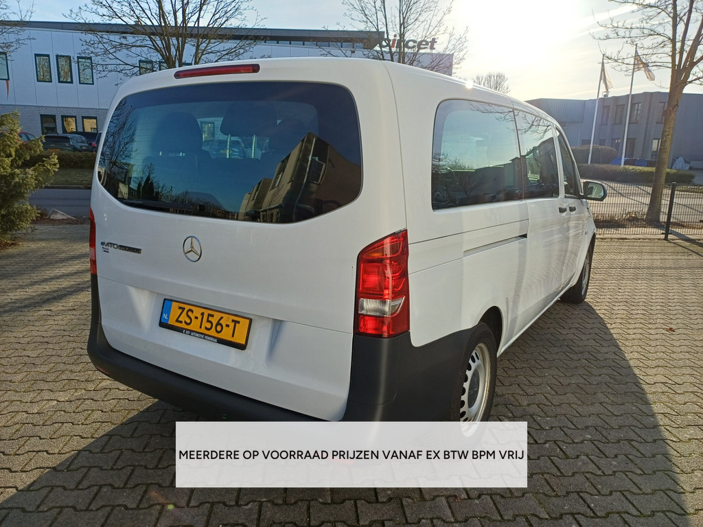 Mercedes-Benz EVito Tourer PRO L3 35Kwh AIRCO/9PERSONEN/ZERO EMISSIEZONE/MEERDERE OP VOORRAAD !!!OPSTELLING 2-2-2-3 7
