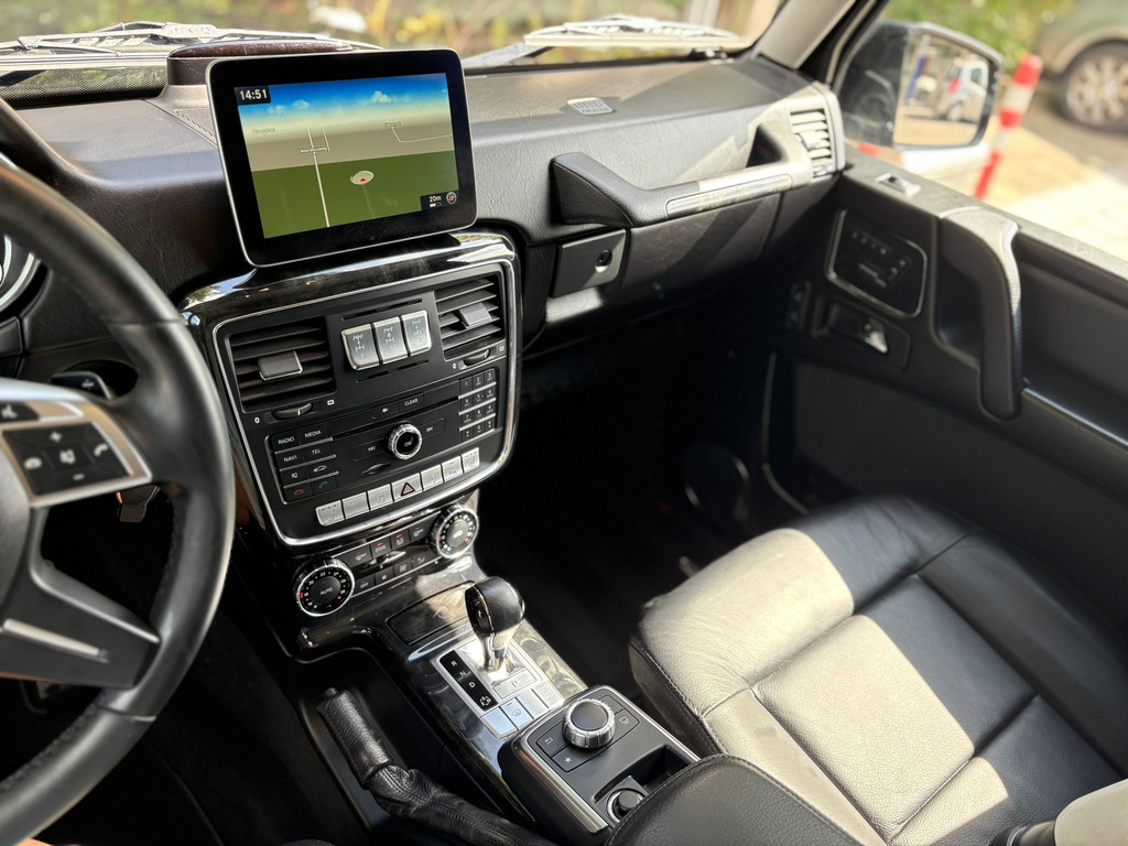 Mercedes-Benz G 350 D 3500 KG trekhaak, GRIJSKENTEKEN, DEALER ONDERHOUDEN, schuif- kanteldak, camera, navigatie, ZEER NETJES, 17