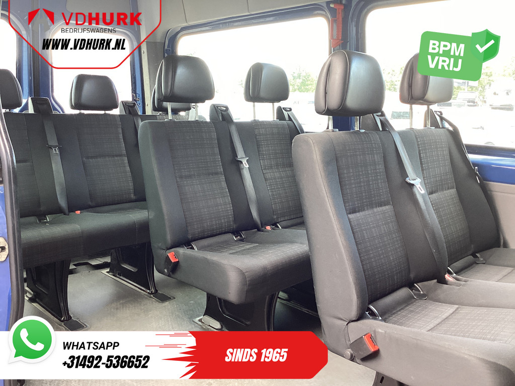 Mercedes-Benz Sprinter 213 2.2 CDI Aut. L2H2 9 Persoons EXPORT Incl. BTW&BPM EUR13.915,- Airco/ PDC/ Sidebars/ Rearbar 12
