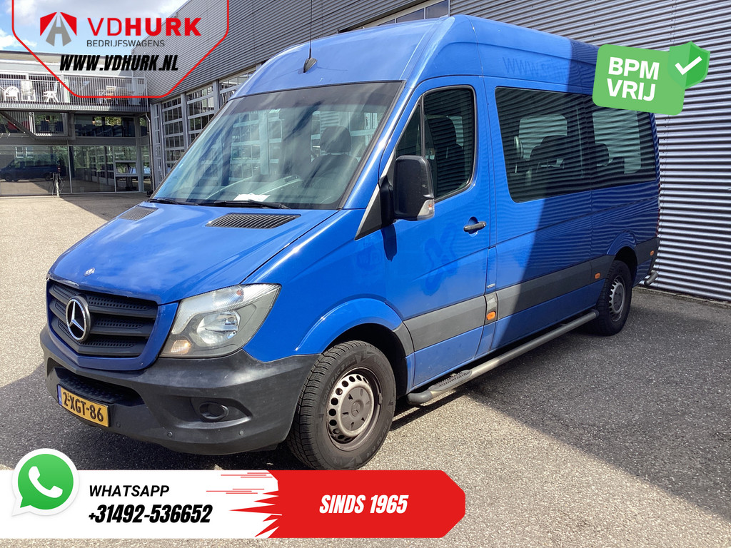 Mercedes-Benz Sprinter 213 2.2 CDI Aut. L2H2 9 Persoons EXPORT Incl. BTW&BPM EUR13.915,- Airco/ PDC/ Sidebars/ Rearbar 8