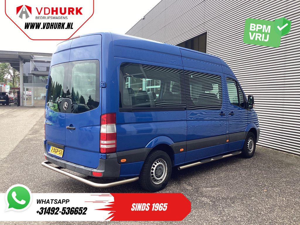 Mercedes-Benz Sprinter 213 2.2 CDI Aut. L2H2 9 Persoons EXPORT Incl. BTW&BPM EUR13.915,- Airco/ PDC V+A/ Side & Rearbar 10