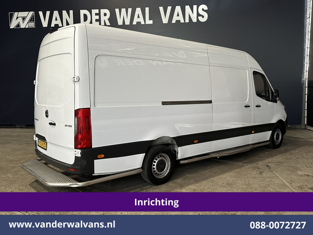 Mercedes-Benz Sprinter 311 CDI Automaat L3H2 *PostNL inrichting* Euro6 Airco | Camera | Schappen Doorloopdeur, 270 Gr. achterdeuren, Sidebars 10