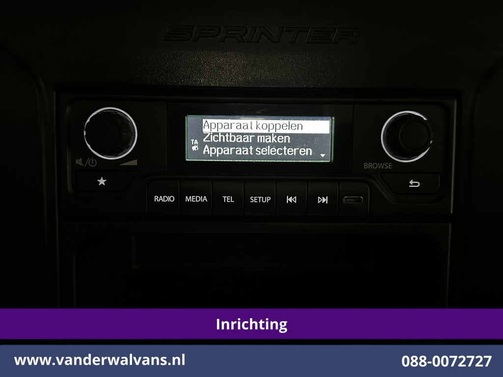 Mercedes-Benz Sprinter 311 CDI Automaat L3H2 *PostNL inrichting* Euro6 Airco | Camera | Schappen Doorloopdeur, 270 Gr. achterdeuren, Sidebars 13