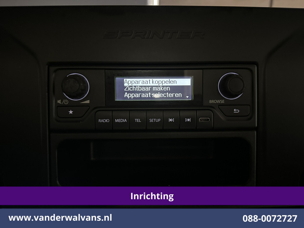 Mercedes-Benz Sprinter 311 CDI Automaat L3H2 *PostNL inrichting* Euro6 Airco | Camera | Schappen Doorloopdeur, 270 Gr. achterdeuren, Sidebars 16