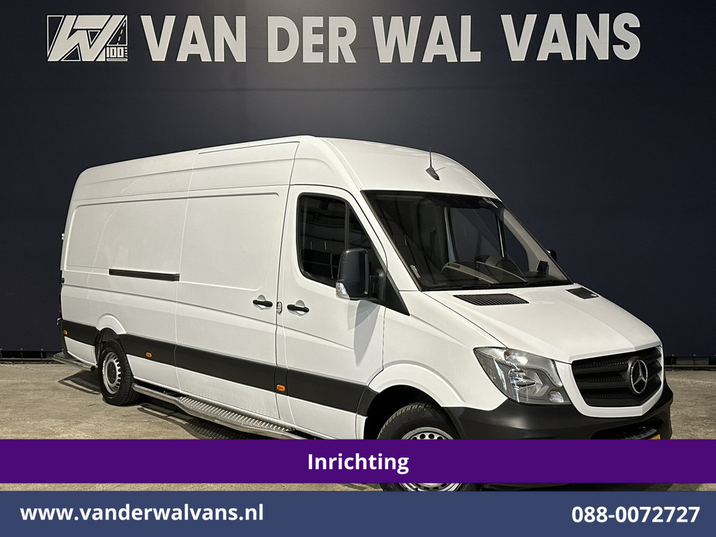 Mercedes-Benz Sprinter 311 CDI Automaat L3H2 *Post NL inrichting* Euro6 Camera | Schappen Doorloopdeur, 270 Gr. achterdeuren, Sidebars