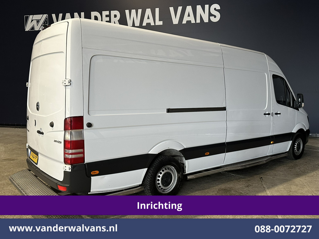 Mercedes-Benz Sprinter 311 CDI Automaat L3H2 *Post NL inrichting* Euro6 Camera | Schappen Doorloopdeur, 270 Gr. achterdeuren, Sidebars 11