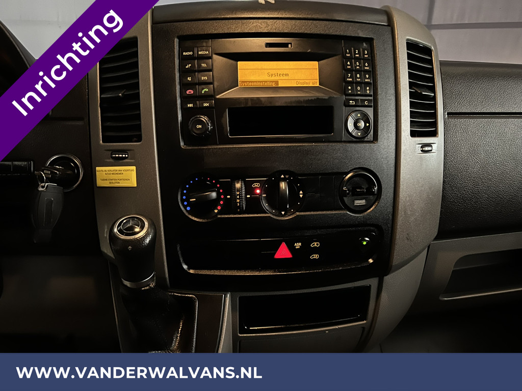 Mercedes-Benz Sprinter 311 CDI Automaat L3H2 *PostNL inrichting* Euro6 Camera | Schappen Doorloopdeur, 270 Gr. achterdeuren, Sidebars 16