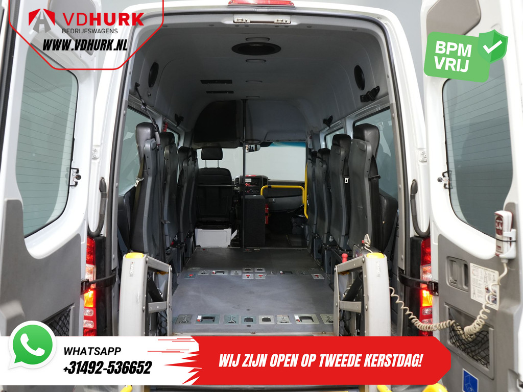 Mercedes-Benz Sprinter 313 2.2 CDI Aut. L2H2 EUR10.768 Incl. BTW BPM VRIJ! EXPORT ONLY Combi/ 9 Persoons/ Kombi/ 9P/ Airco/ Rolstoellift/ Electr. deur 15