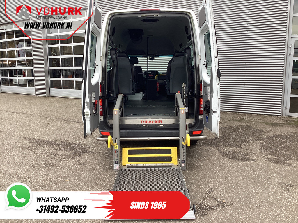 Mercedes-Benz Sprinter 313 2.2 CDI Aut. L2H2 EUR 9.922 Incl. BTW EXPORT Combi/ 9 Persoons/ Kombi/ 9P/ Airco/ Rolstoellift/ Electr. deur/ APK 9-2026 10