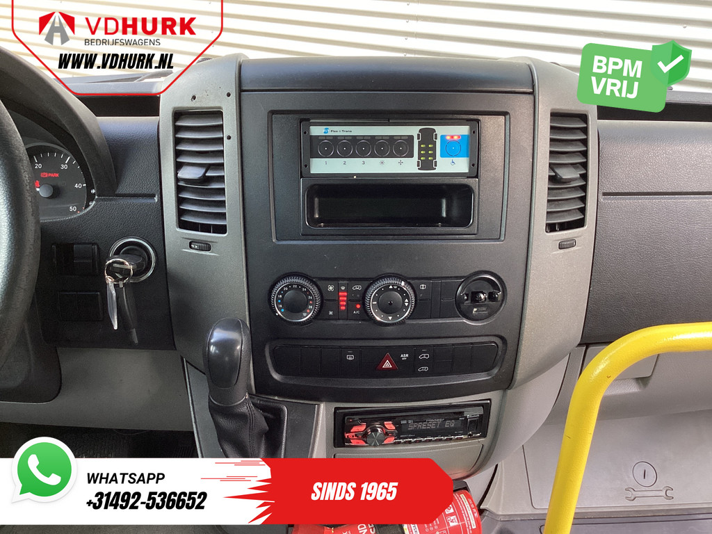 Mercedes-Benz Sprinter 313 2.2 CDI Aut. L3H2 EUR10.890,- incl BTW (BPM VRIJ) EXPORT Combi/ 9 persoons/ Kombi/ 9P/ Rearbar/ Sidebars/ Airco/ Rolstoellift 11