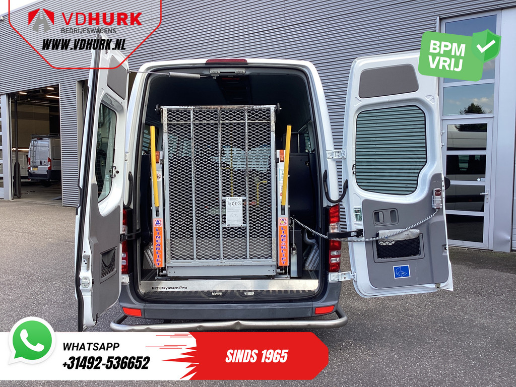 Mercedes-Benz Sprinter 313 2.2 CDI L3H2 EUR10.890,- incl BTW (BPM VRIJ) EXPORT Combi/ 9 Persoons/ Kombi/ 9P/ Rearbar/ Sidebars/ Airco/ Rolstoellift 12