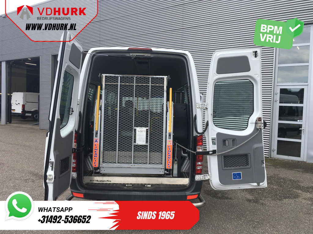 Mercedes-Benz Sprinter 313 2.2 CDI L3H2 EUR10.890,- incl BTW (BPM VRIJ) EXPORT ONLY Combi/ 9 persoons/ Kombi/ 9P/ Rearbar/ Sidebar/ Airco/ Rolstoellift 12