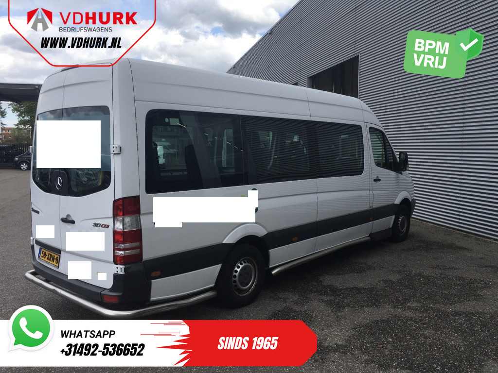 Mercedes-Benz Sprinter 313 2.2 CDI L3H2 EUR10.890,- incl BTW (BPM VRIJ) EXPORT ONLY Combi/ 9 persoons/ Kombi/ 9P/ Rearbar/ Sidebar/ Airco/ Rolstoellift 14