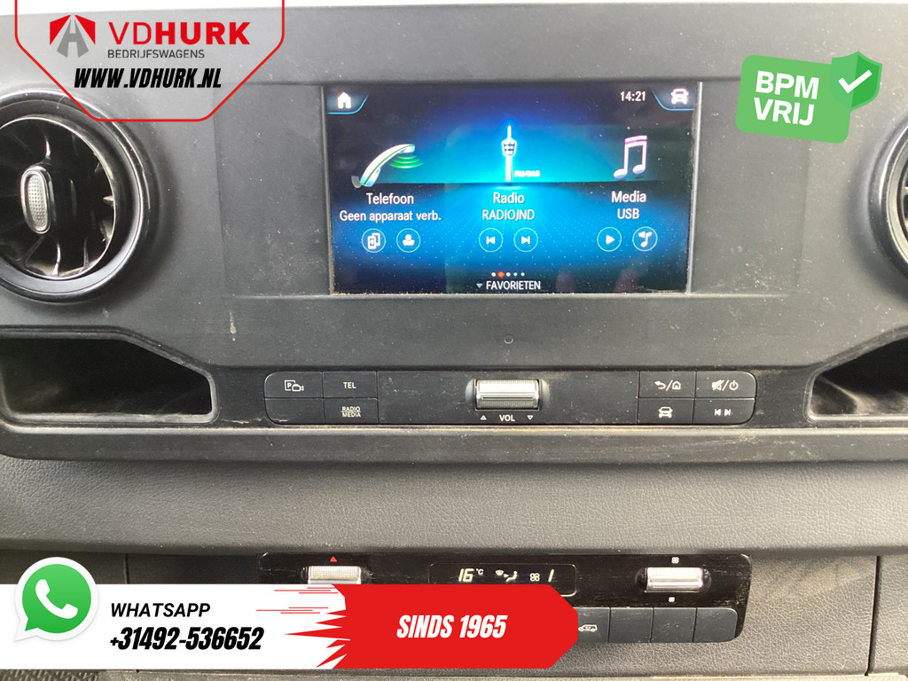 Mercedes-Benz Sprinter 314 2.2 CDI Aut. L2H2 EXPORT Carplay/ Airco/ Camera/ Cruise/ DAB/ Trekhaak 12
