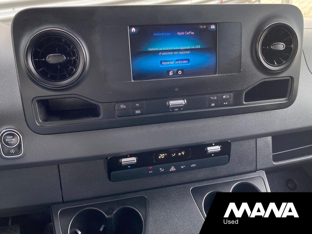 Mercedes-Benz Sprinter 314CDI 140PK L3H2 Maxi Automaat LED 360º Camera Cruise Airco Car-Play Sensoren 18