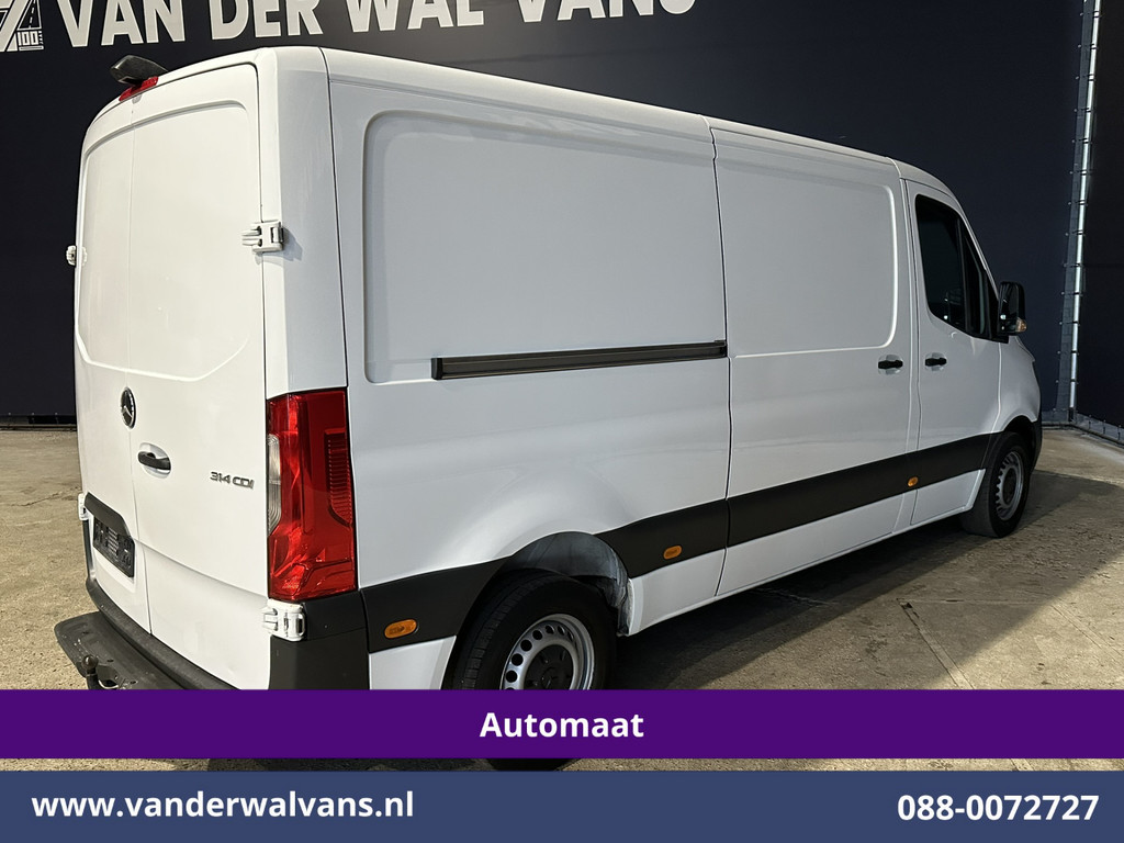 Mercedes-Benz Sprinter 314 CDI 143pk 9G-Tronic Automaat L2H1 Euro6 Airco | Camera | Navigatie | Apple Carplay | Android Auto Leder, Trekhaak, Parkeersensoren, Bijrijdersbank 11