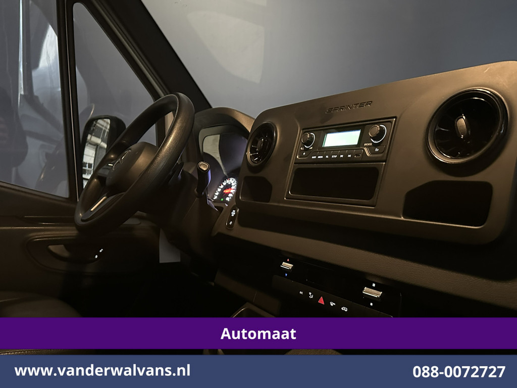 Mercedes-Benz Sprinter 314CDI 143pk Automaat Bakwagen 21m3 KUUB Laadklep Zijdeur Euro6 Airco | Bijrijdersbank Lat om Lat betimmering, Leder 12