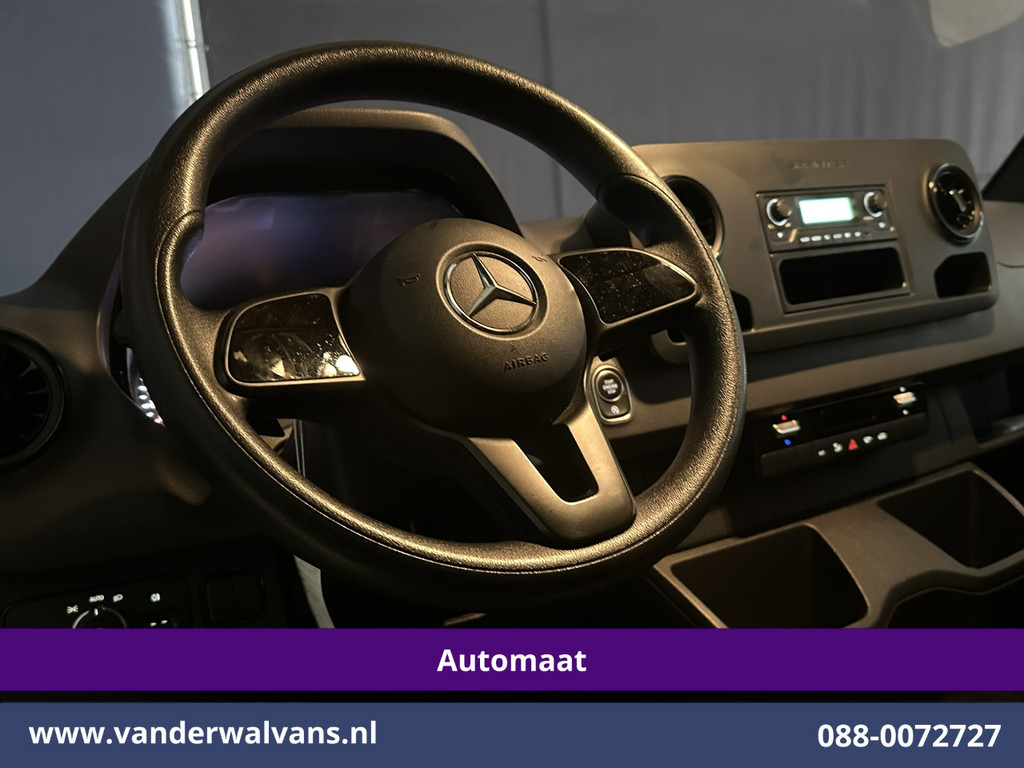 Mercedes-Benz Sprinter 314CDI 143pk Automaat Bakwagen 21m3 KUUB Laadklep Zijdeur Euro6 Airco | Bijrijdersbank Lat om Lat betimmering, Leder 13