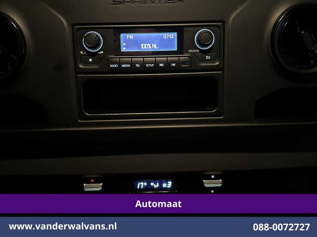 Mercedes-Benz Sprinter 314CDI 143pk Automaat Bakwagen 21m3 KUUB Laadklep Zijdeur Euro6 Airco | Bijrijdersbank Lat om Lat betimmering, Leder 14