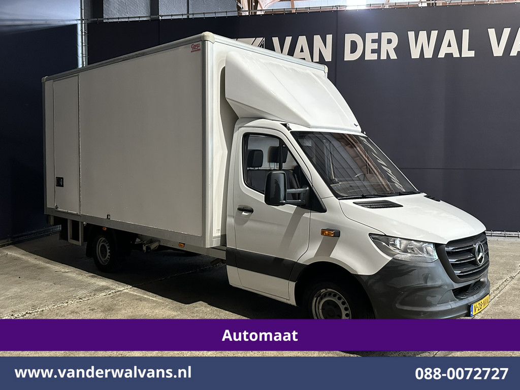 Mercedes-Benz Sprinter 314CDI 143pk Automaat Bakwagen 21m3 KUUB Laadklep Zijdeur Euro6 Airco | Bijrijdersbank Lat om Lat betimmering, Leder 8
