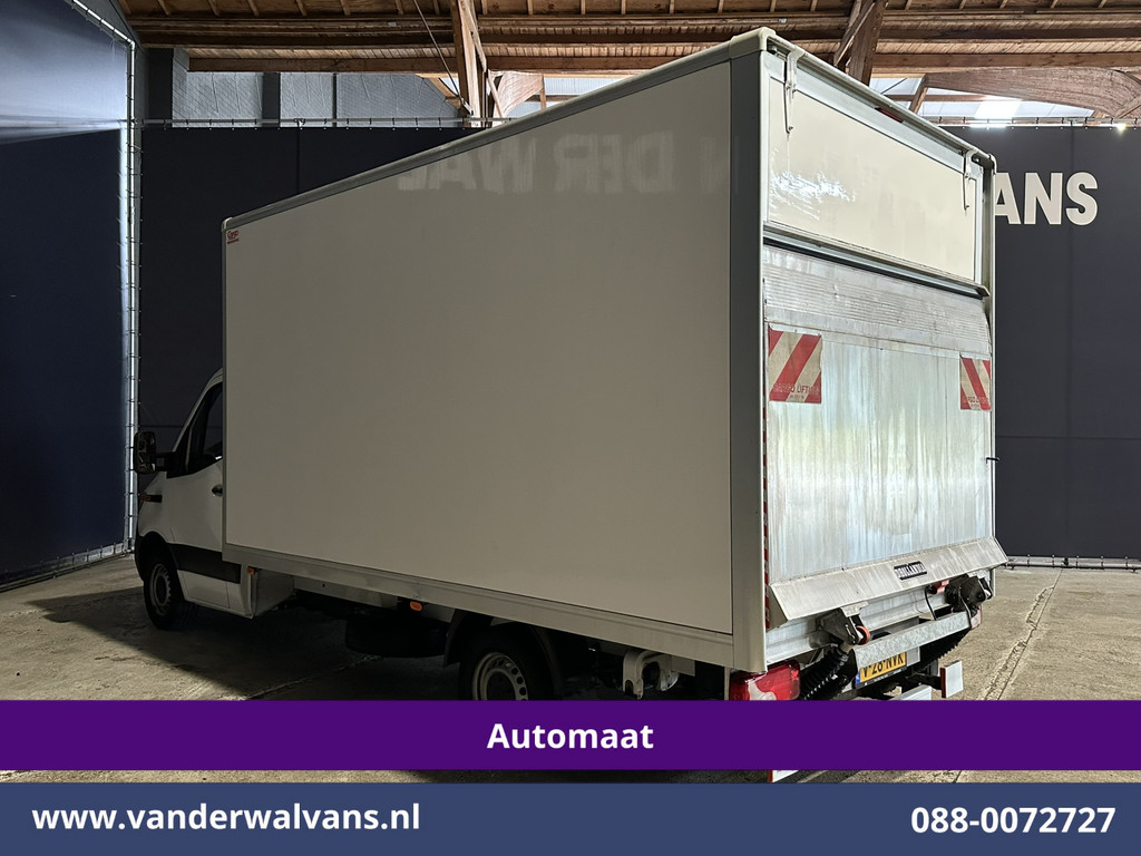 Mercedes-Benz Sprinter 314CDI 143pk Automaat Bakwagen 21m3 KUUB Laadklep Zijdeur Euro6 Airco | Bijrijdersbank Lat om Lat betimmering, Leder 9